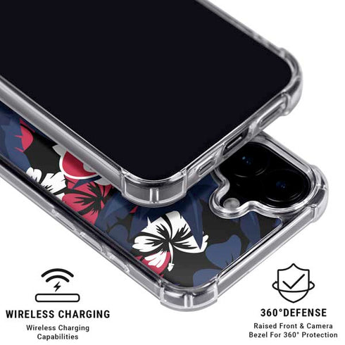 NFL Houston Texans Tropical Print iPhone 16 Plus MagSafe Case