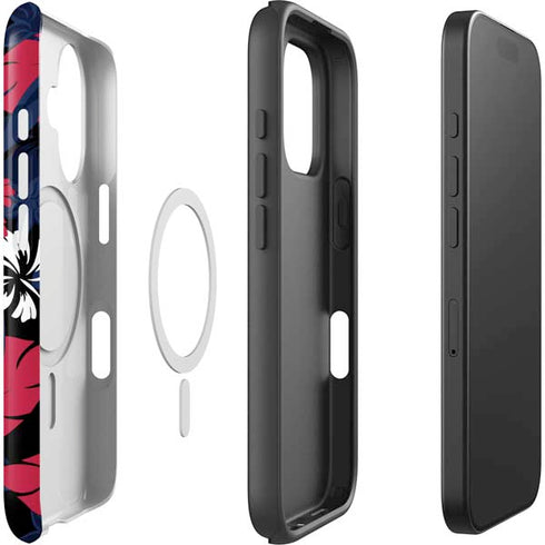NFL Houston Texans Tropical Print iPhone 16 Plus Magsafe Impact Case