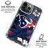 NFL Houston Texans Tropical Print iPhone 16 Pro Max Clear Case