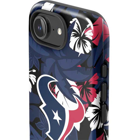 NFL Houston Texans Tropical Print iPhone 16e Impact Case