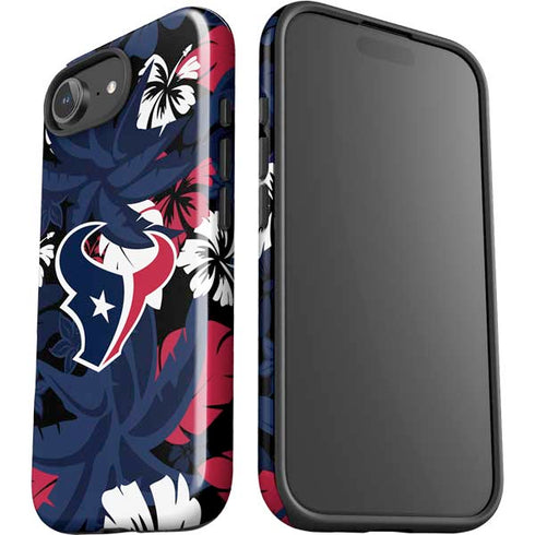 NFL Houston Texans Tropical Print iPhone 16e Impact Case
