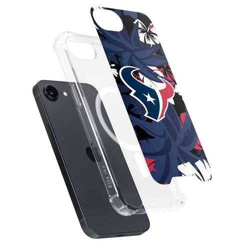 NFL Houston Texans Tropical Print iPhone 16e MagSafe Case