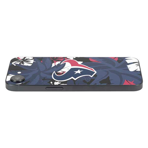 NFL Houston Texans Tropical Print iPhone 16e Skin