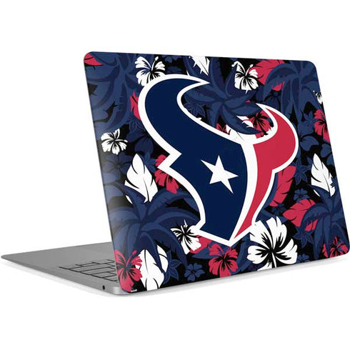NFL Houston Texans Tropical Print Apple MacBook Air Skin