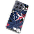 NFL Houston Texans Tropical Print Moto G 5G (2025) Clear Case