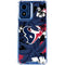 NFL Houston Texans Tropical Print Moto G 5G (2024) Clear Case