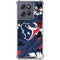 NFL Houston Texans Tropical Print Moto G Play 5G (2025) Clear Case