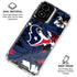 NFL Houston Texans Tropical Print Moto G Power 5G (2024) Clear Case