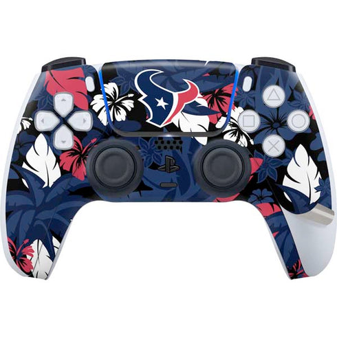 NFL Houston Texans Tropical Print PS5 Pro Bundle Skin