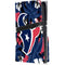 NFL Houston Texans Tropical Print PS5 Pro Disk Console Skin