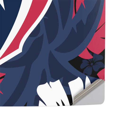 NFL Houston Texans Tropical Print PS5 Slim Digital Edition Console Skin