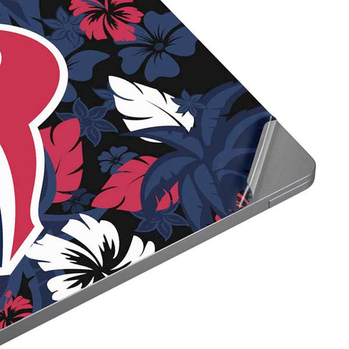 NFL Houston Texans Tropical Print Laptop Skins