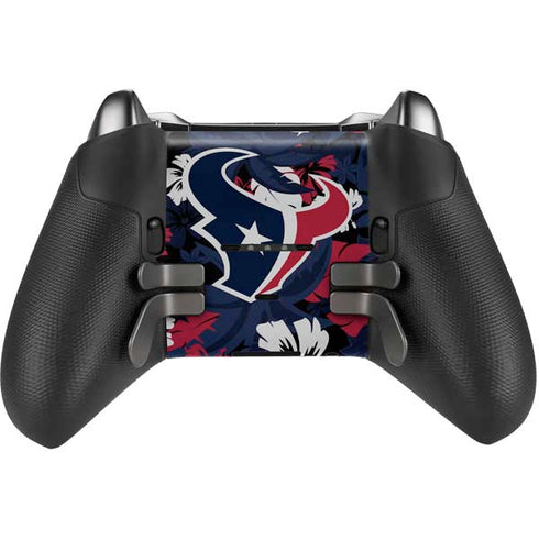 NFL Houston Texans Tropical Print Xbox Elite Wireless Controller Series 2 Skin