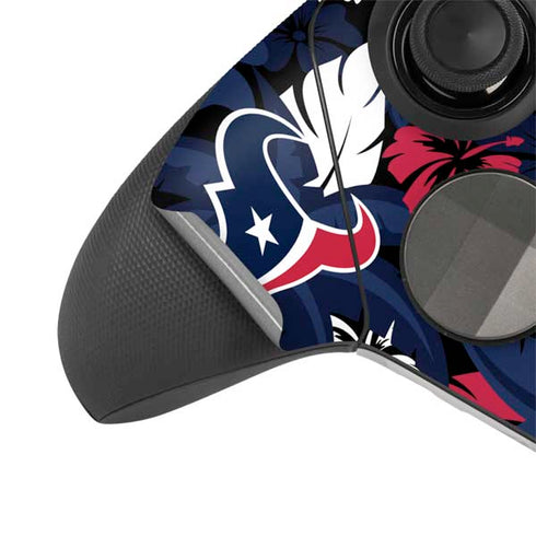 NFL Houston Texans Tropical Print Xbox Elite Wireless Controller Series 2 Skin