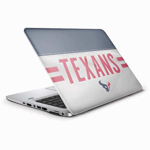 NFL Houston Texans White Striped HP Elitebook Skin