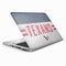 NFL Houston Texans White Striped HP Elitebook Skin