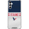 NFL Houston Texans White Striped Gabb Phone 4 Clear Case