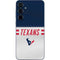 NFL Houston Texans White Striped Galaxy A35 5G Skin