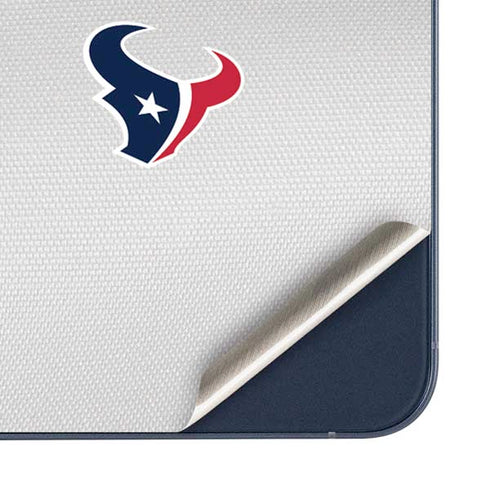 NFL Houston Texans White Striped Galaxy A35 5G Skin
