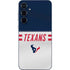 NFL Houston Texans White Striped Galaxy A36 5G Skin