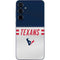 NFL Houston Texans White Striped Galaxy A55 5G Skin