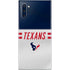 NFL Houston Texans White Striped Galaxy Note 10 Skin