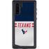 NFL Houston Texans White Striped Galaxy Cases