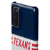 NFL Houston Texans White Striped Galaxy S20 Lite Case