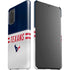 NFL Houston Texans White Striped Galaxy S20 Lite Case