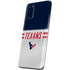 NFL Houston Texans White Striped Galaxy S20 Plus Skin