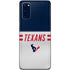 NFL Houston Texans White Striped Galaxy S20 Skin