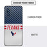 NFL Houston Texans White Striped Galaxy S20 Skin