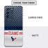 NFL Houston Texans White Striped Galaxy S20 Ultra 5G Skin