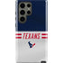 NFL Houston Texans White Striped Galaxy S23 Ultra Pro Case