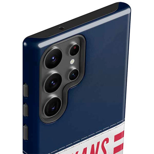 NFL Houston Texans White Striped Galaxy S23 Ultra Pro Case