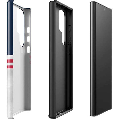 NFL Houston Texans White Striped Galaxy S23 Ultra Pro Case
