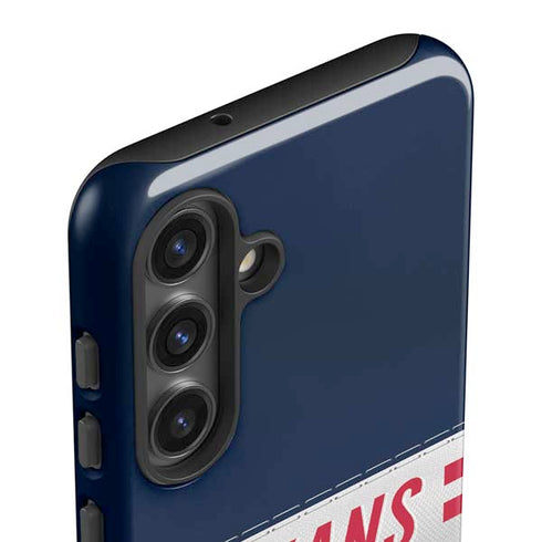 NFL Houston Texans White Striped Galaxy S25 Impact Case