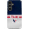 NFL Houston Texans White Striped Galaxy S25 Plus Impact Case