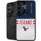 NFL Houston Texans White Striped Galaxy S24 Plus Kickstand Case