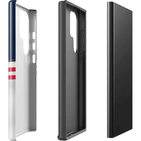 NFL Houston Texans White Striped Galaxy S25 Ultra Impact Case