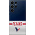 NFL Houston Texans White Striped Galaxy S25 Ultra Skin
