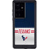 NFL Houston Texans White Striped Galaxy S24 Ultra Waterproof Case