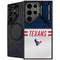 NFL Houston Texans White Striped Galaxy S26 Ultra Kickstand Case