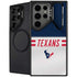 NFL Houston Texans White Striped Galaxy S26 Ultra Kickstand Case