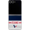 NFL Houston Texans White Striped Galaxy Z Flip6 Skin