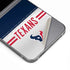 NFL Houston Texans White Striped Galaxy Z Flip6 Skin
