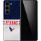 NFL Houston Texans White Striped Galaxy Z Fold5 5G Skin