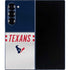 NFL Houston Texans White Striped Galaxy Z Fold6 Skin