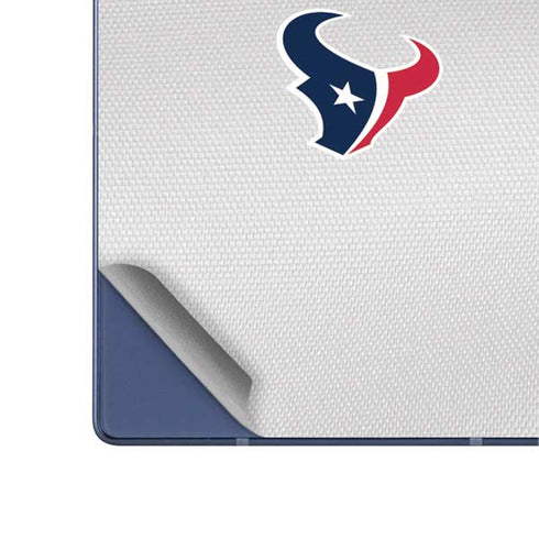 NFL Houston Texans White Striped Galaxy Z Fold6 Skin