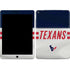 NFL Houston Texans White Striped iPad Skins